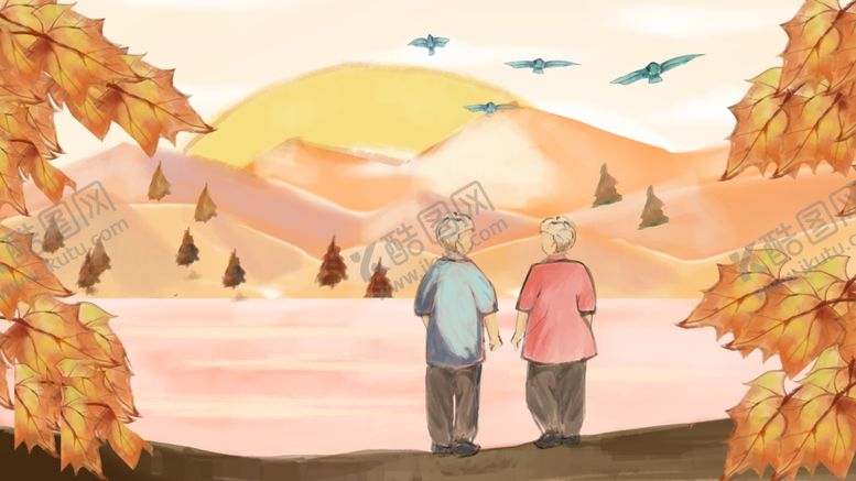 编号：87435709200051359477【酷图网】源文件下载-重阳节关爱老人