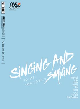 小清新淡色文字排版设计