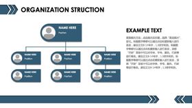 简约杂志排版组织结构信息图表