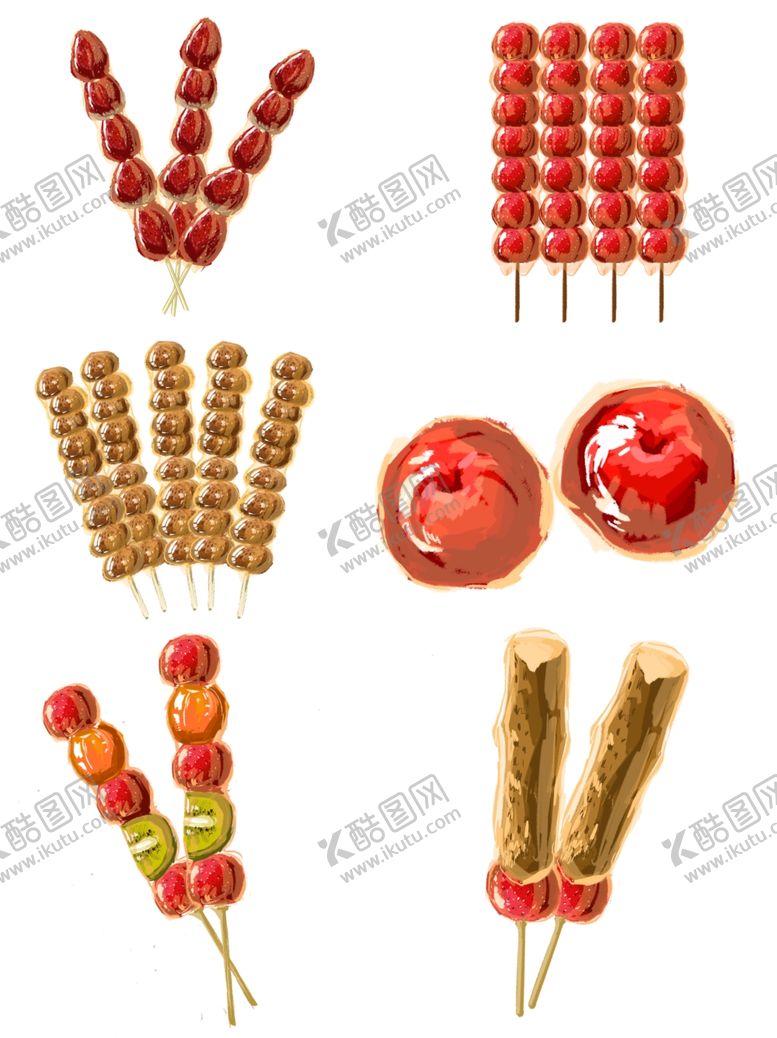 编号：59150902082201483232【酷图网】源文件下载-卡通糖葫芦