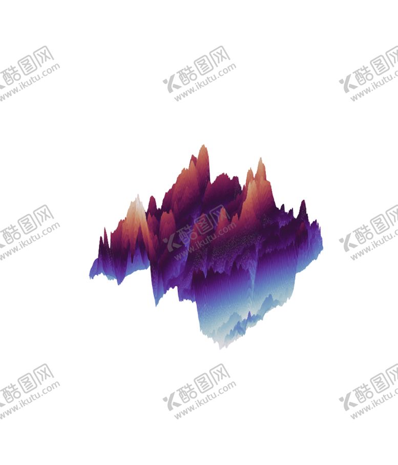编号：85080905092052575315【酷图网】源文件下载-抽象山峰