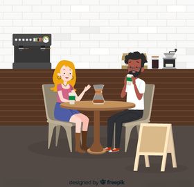 创意献血的男女