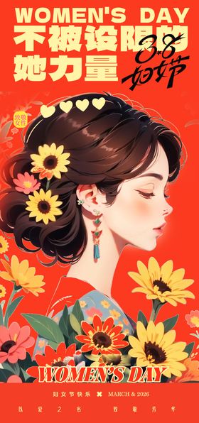 2026年38妇女节宣传海报