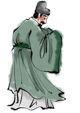 国学人物插画