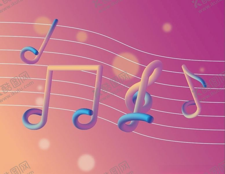编号：20713809151643587873【酷图网】源文件下载-矢量音符