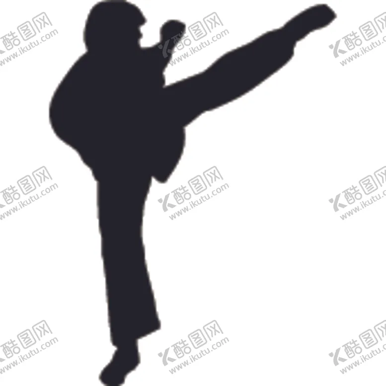 编号：21202204070552018491【酷图网】源文件下载-武术格斗剪影