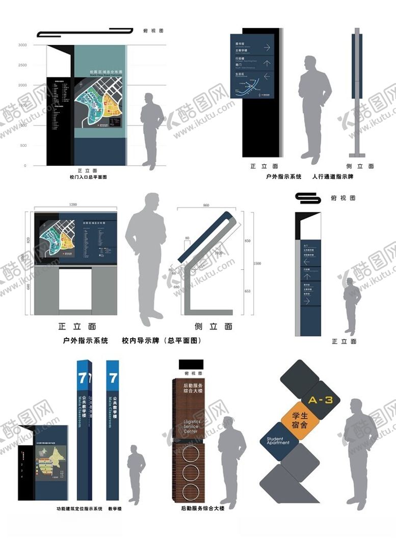 编号：99122004242121116246【酷图网】源文件下载-导视系统指示牌