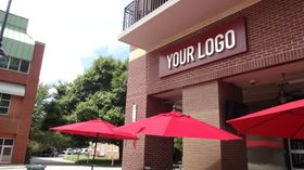店招样机标志logo效果标志贴图门logo