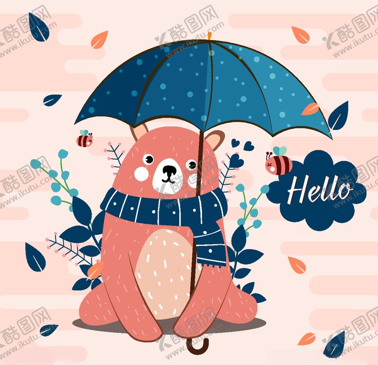 编号：79719807141046381437【酷图网】源文件下载-创意吃蛋糕的棕熊