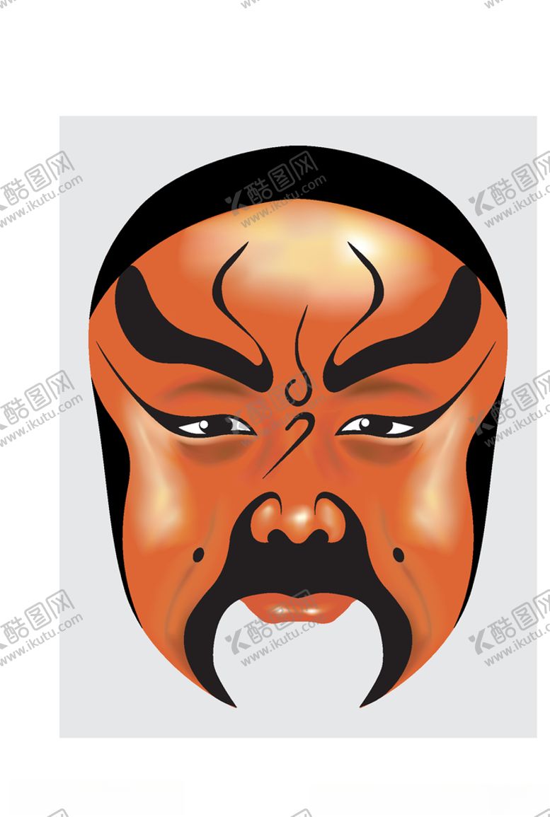 编号：42135510050815435143【酷图网】源文件下载-中国风传统京剧脸谱