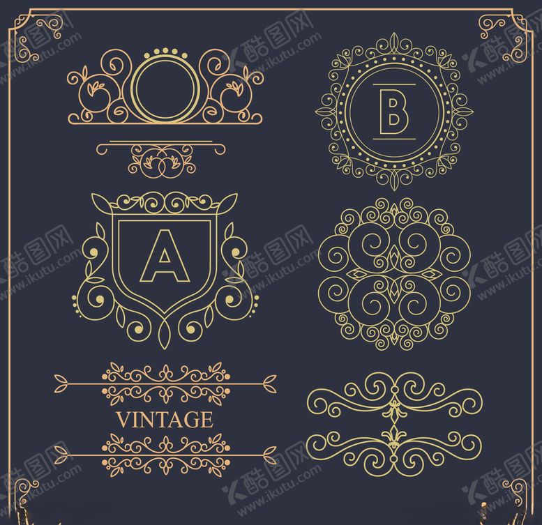 编号：20676009191550393150【酷图网】源文件下载-欧式花纹