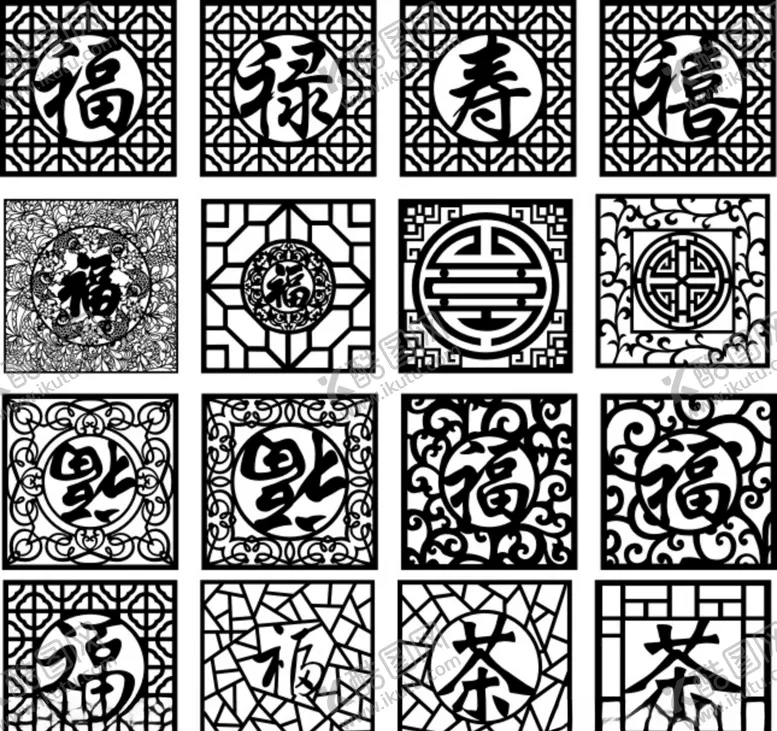 编号：45683307131634399237【酷图网】源文件下载-福禄寿喜