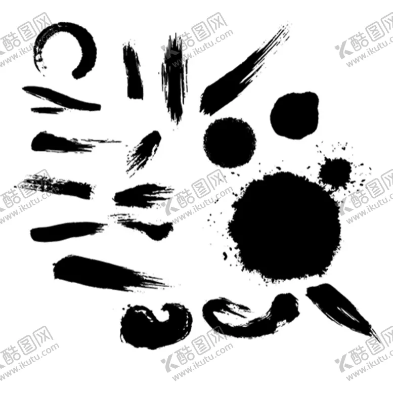 编号：64592009200535341532【酷图网】源文件下载-喷墨笔刷