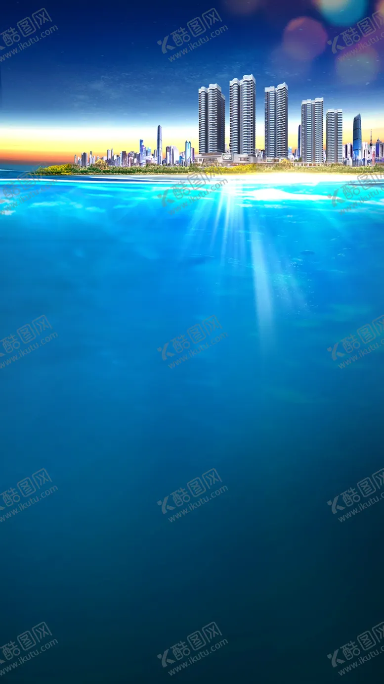 编号：33132305051357353656【酷图网】源文件下载-江景豪宅微信图