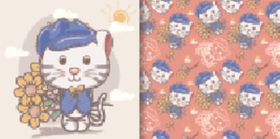 无缝花纹