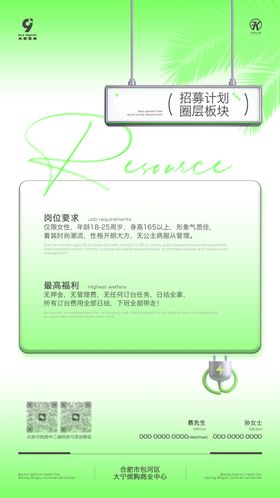 酒吧圈层招聘海报