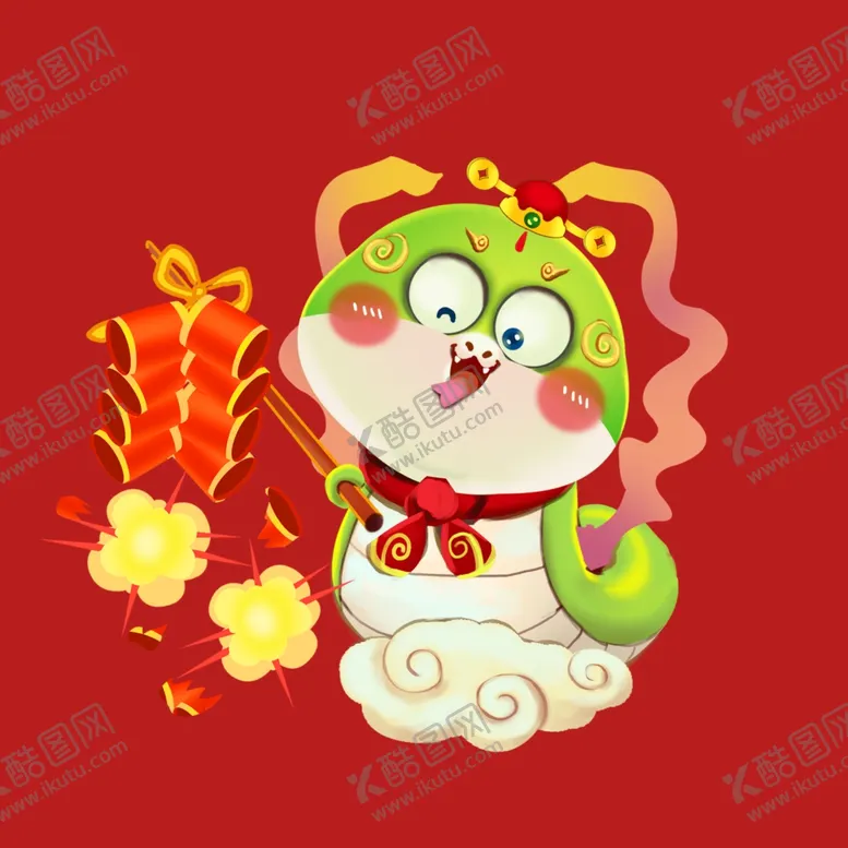 编号：91309401291047479739【酷图网】源文件下载-手绘卡通小蛇
