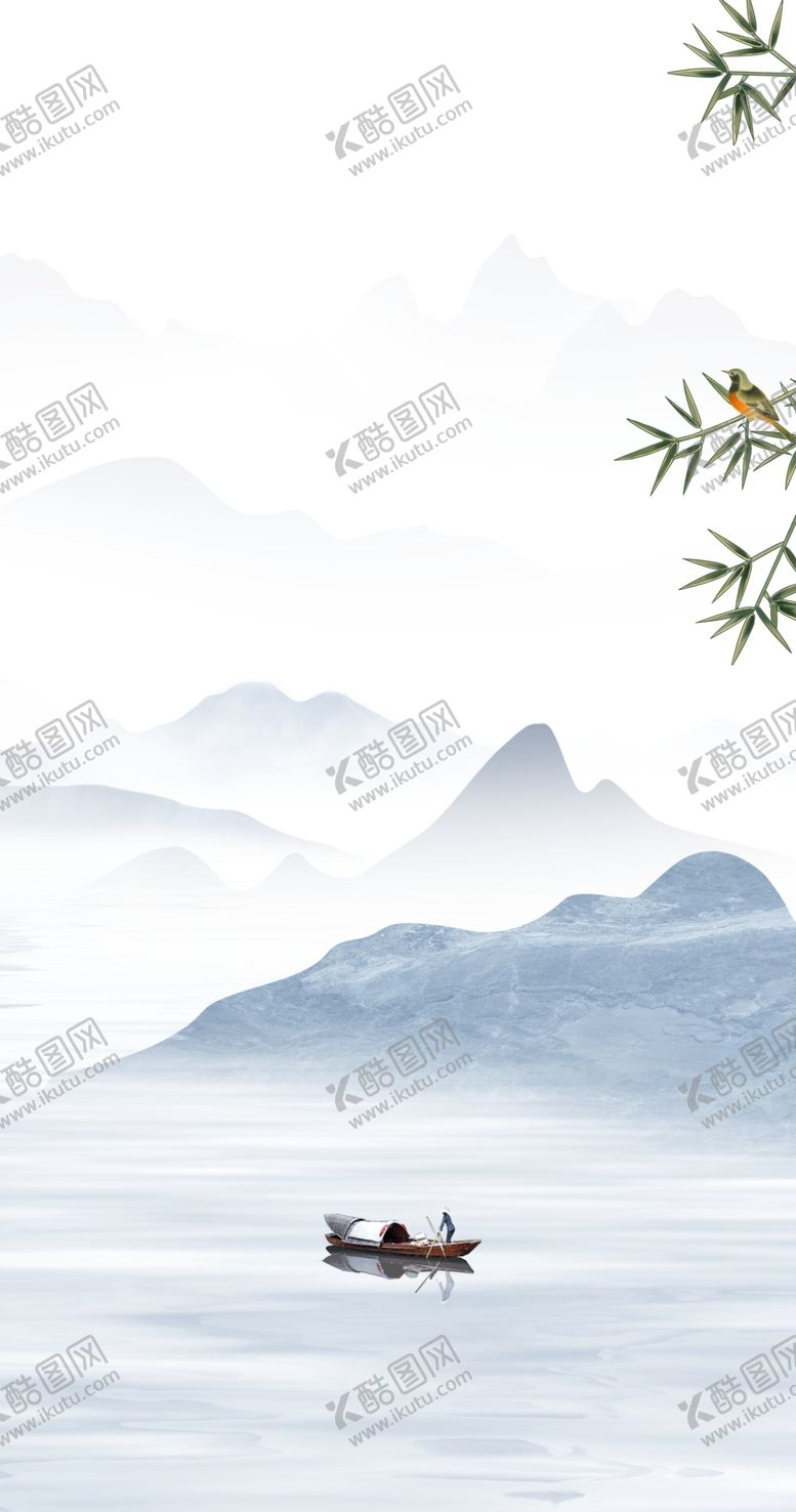 编号：44885312082253158743【酷图网】源文件下载-水墨展架