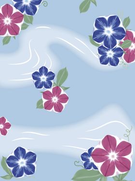 矢量牵牛花