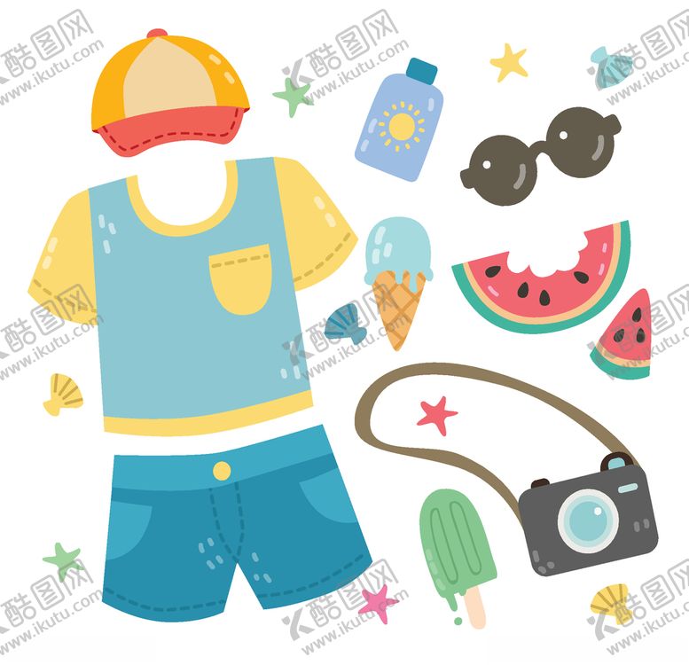 编号：35020810270624494821【酷图网】源文件下载-夏日元素