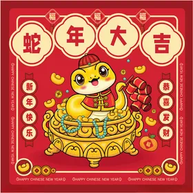 蛇年吉祥物