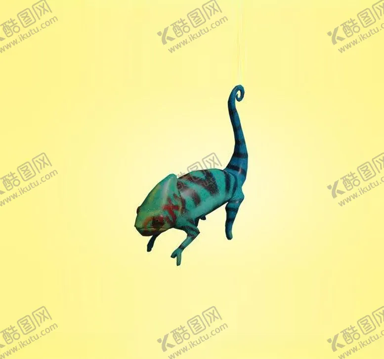 编号：56061502211452024771【酷图网】源文件下载-C4D模型蜥蜴