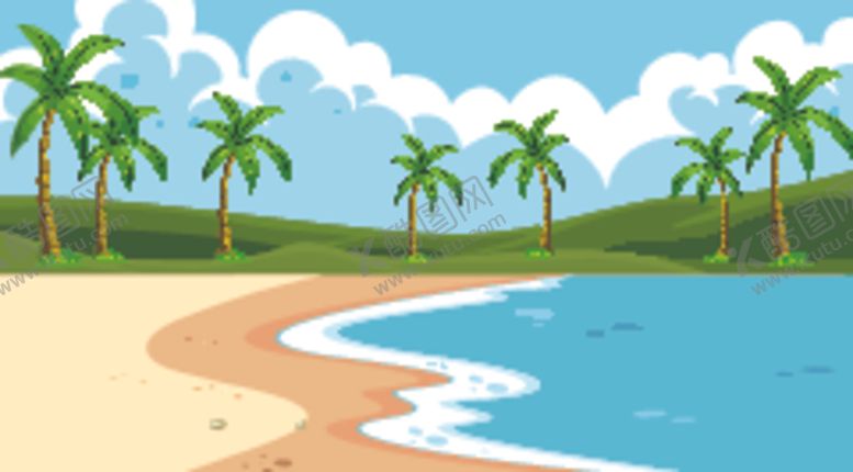 编号：76084810140812159404【酷图网】源文件下载-海滩