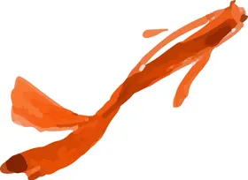 金鱼锦鲤手绘插画图片透明黄免抠