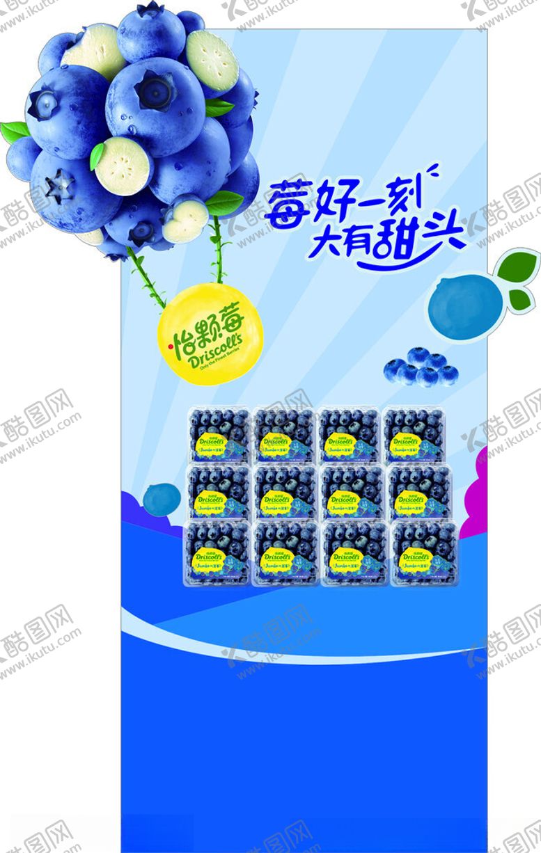 编号：37525501251113166995【酷图网】源文件下载-蓝莓展架