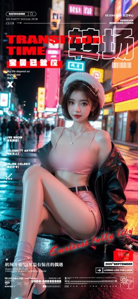 夜店酒吧ktv转场海报