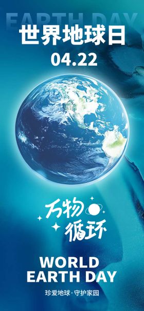 世界地球日海报