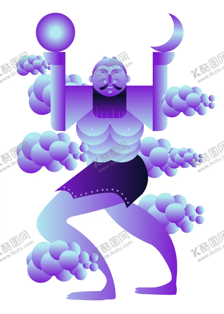 编号：41289012151752154931【酷图网】源文件下载-盘古开天辟地