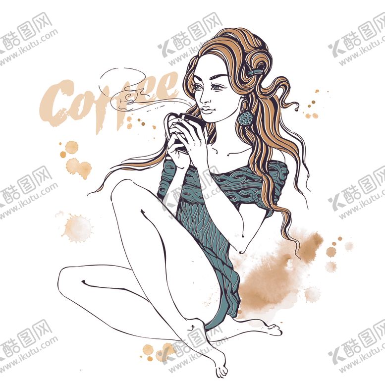 编号：39458707140432493985【酷图网】源文件下载-女性插画
