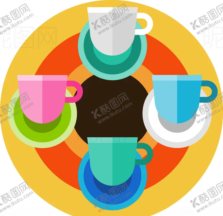 编号：68359106231807206328【酷图网】源文件下载-桌子茶杯