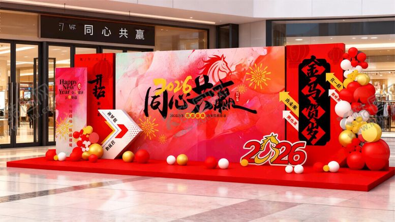 编号：43038204172024288033【酷图网】源文件下载-马年美陈