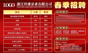 公司企业工厂招聘招工朋友圈广告