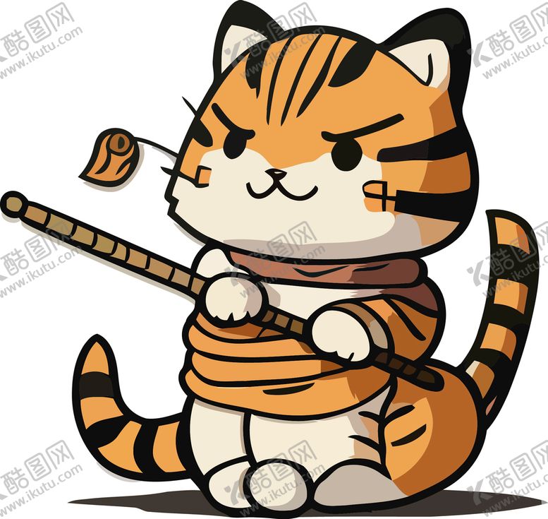 编号：76248909281814017051【酷图网】源文件下载-卡通老虎矢量插画