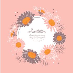 高清国画手绘数码图案抱