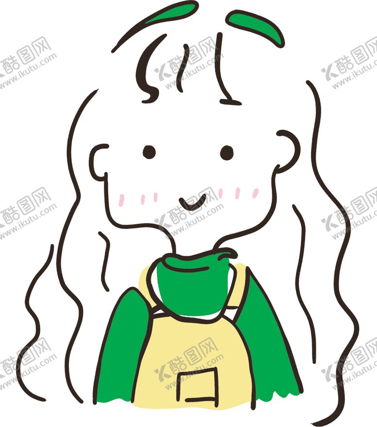 编号：18192005020346275798【酷图网】源文件下载-女孩可爱卡通T恤