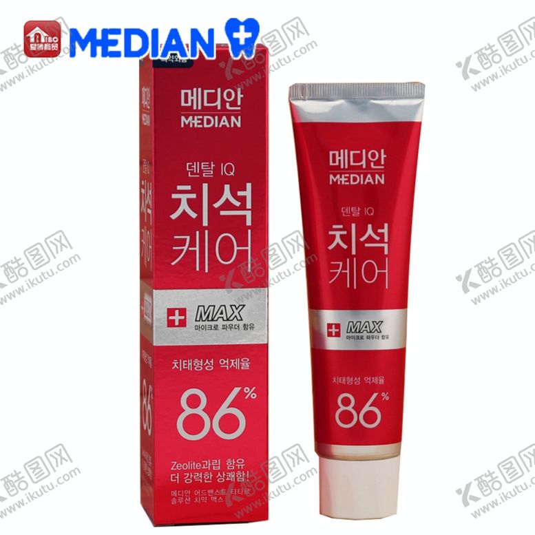 编号：63636010052253225524【酷图网】源文件下载-韩国麦迪安86深层清洁牙膏