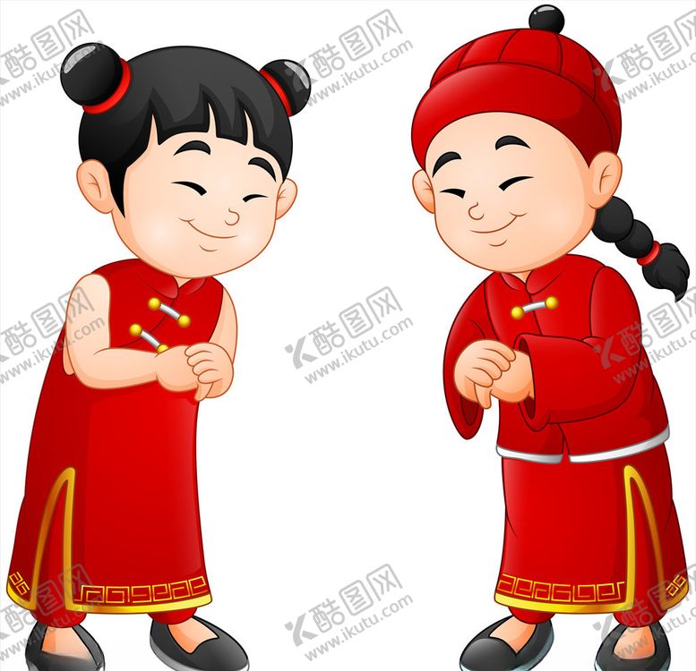 编号：58221310231843582487【酷图网】源文件下载-童男童女