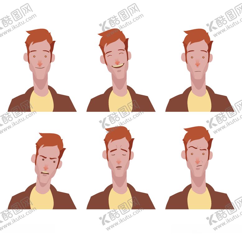 编号：37455609101547031384【酷图网】源文件下载-不同表情