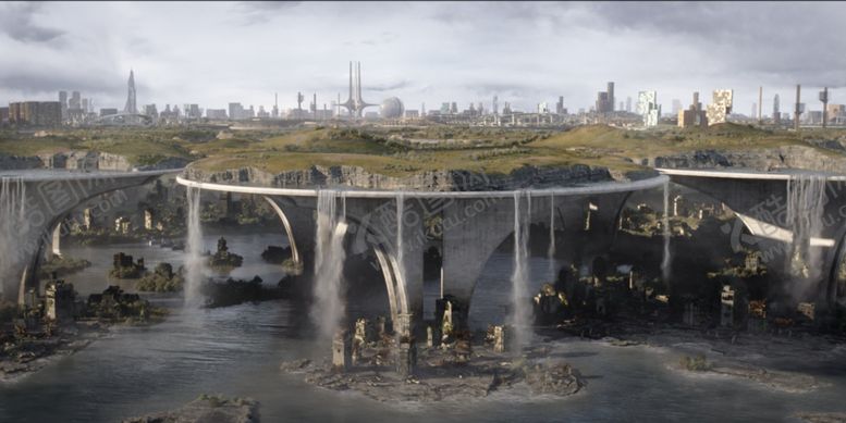 编号：43008307040750216618【酷图网】源文件下载-彩色动漫插画场景背景
