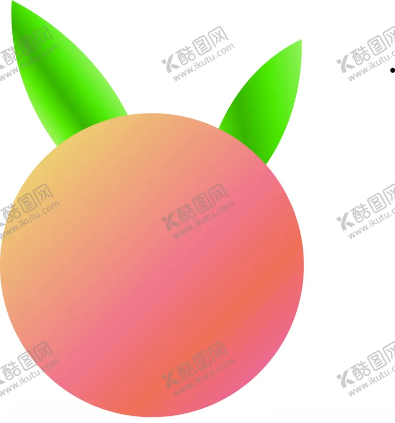 编号：67270603300415104554【酷图网】源文件下载-桃子
