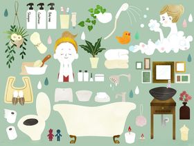 清新可爱的家居生活场景