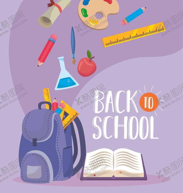 编号：50616810030741387386【酷图网】源文件下载-学生日常生活主题插画