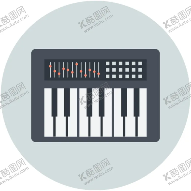 编号：45326806302040065402【酷图网】源文件下载-电子琴图标
