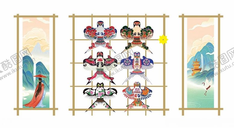 编号：82470404031059427138【酷图网】源文件下载-风筝美陈