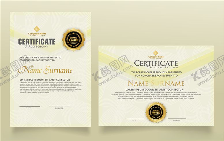 编号：60945909220614184482【酷图网】源文件下载-证书