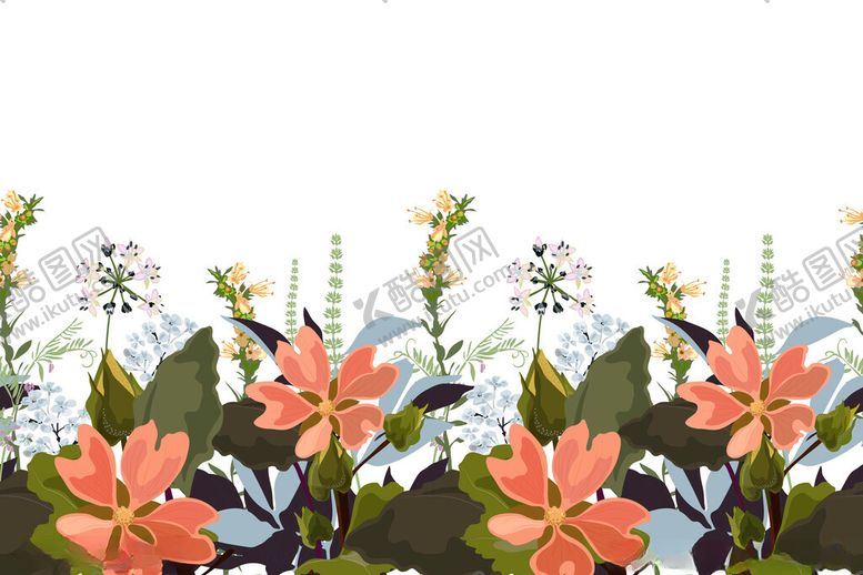编号：12012411141923393008【酷图网】源文件下载-花卉背景